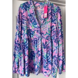 New with tags - Long sleeve, Lilly Pulitzer tunic size Large